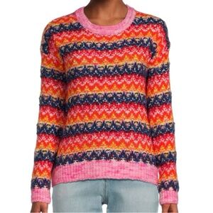 Lisa Todd Multicolor Striped Sweater wool blend (New without tag)